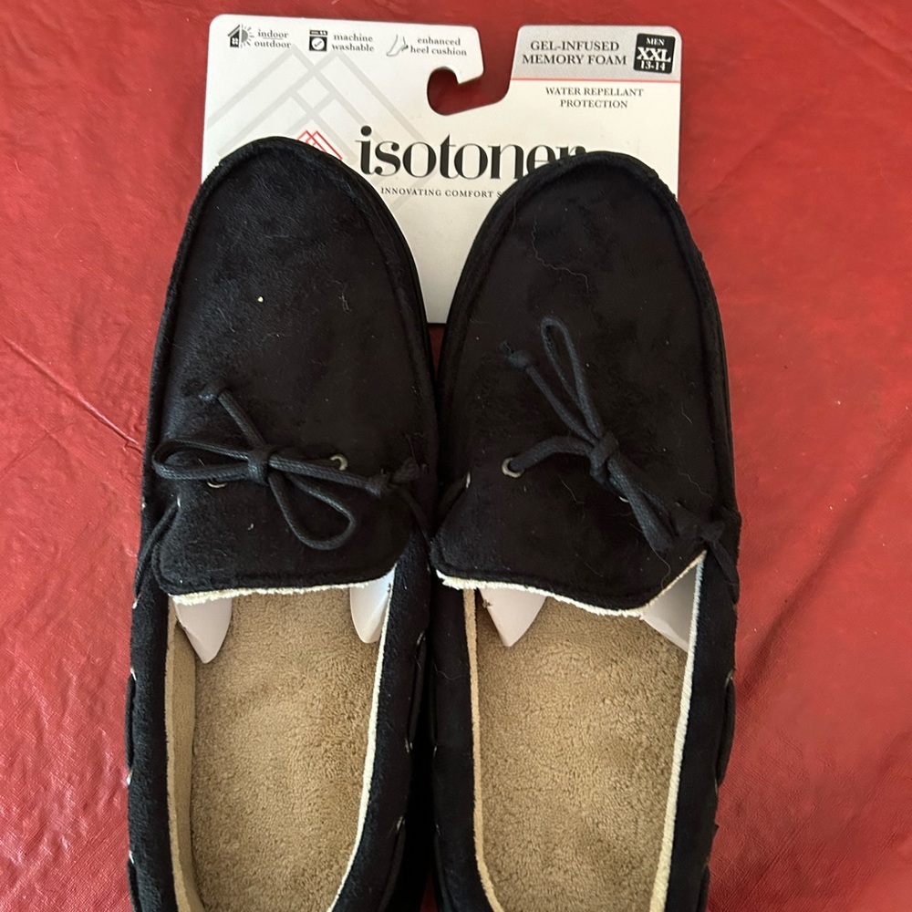 Isotoner Black Loafers Slip-Ons